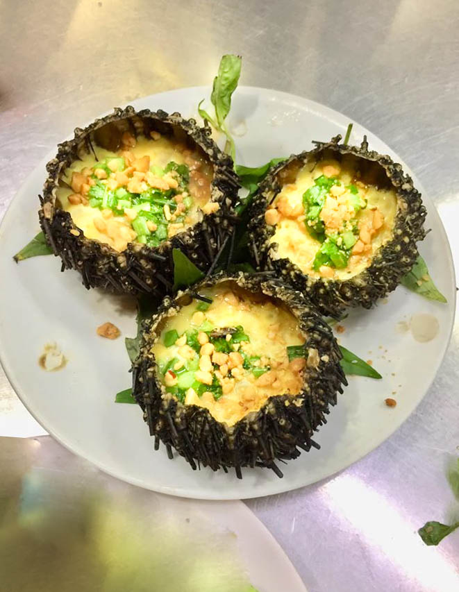 nhum nướng trứng phô mai